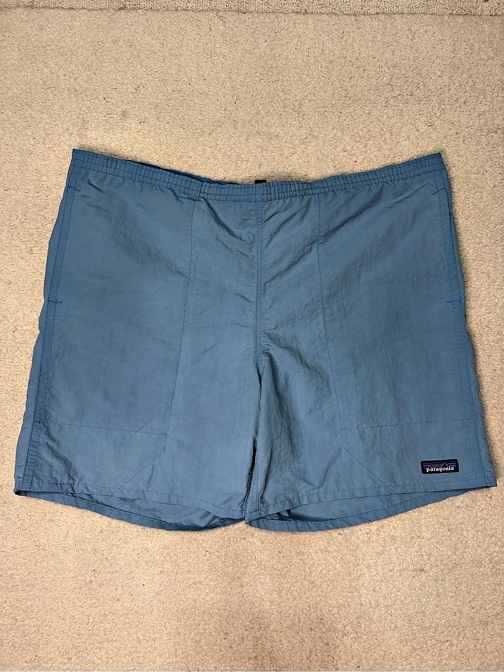 Patagonia Baggies Shorts Men’s L Blue NetPlus Running Hiking